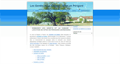 Desktop Screenshot of gites-les-genets.com